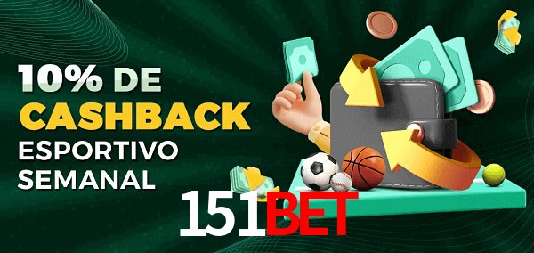 10% de bônus de cashback na 151Bet